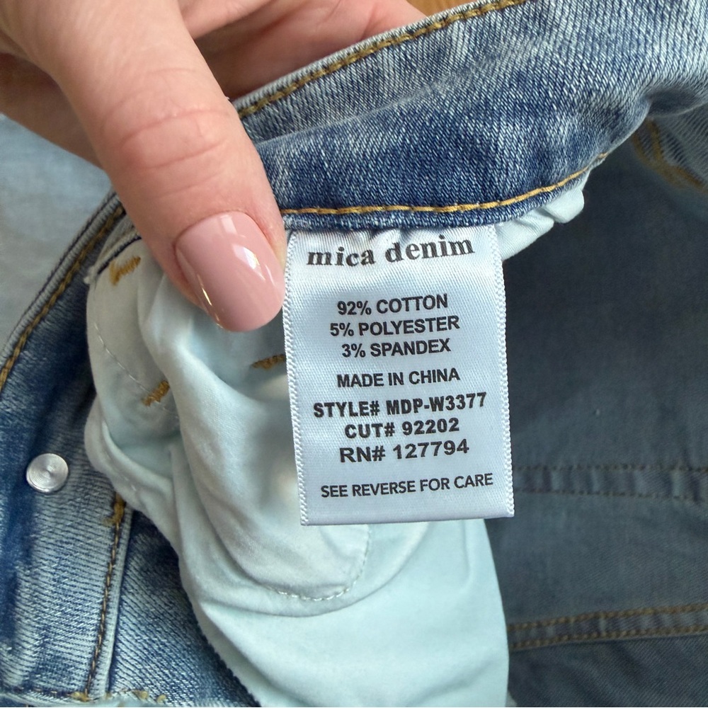 Mica High Rise Super Wide Leg Palazzo Crop Jeans Women 29 - Picture 8 of 12
